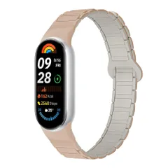 【新着商品】Xiaomi Smart Band 10/9/8 交換バンド mi band シリコン 9 替えバンド シャオミ スマートウォッチ 時計ベルト 耐久性 磁気 磁気 シリコン 交換ストラップ 固定バックル付き 腕時計 ベルト