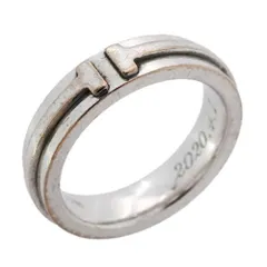 ティファニー(Tiffany) ティファニー リング Tナロー 18KWG ホワイトゴールド 7.5号レディース