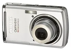 【中古-非常に良い】 PENTAX デジタルカメラ Optio (オプティオ) E60 シルバー 1010万画素 光学3倍ズーム OPTIOE60Sのサムネイル