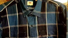 リーバイス ブルー チェック シャツ
