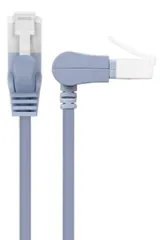 エレコム LANケーブル CAT6A スイング式コネクタ ツメが折れない 爪折れ防止コネクタ スリム ブルー LD-GPATSW/BU