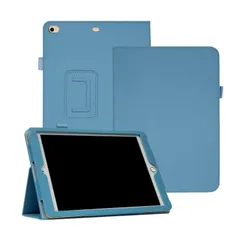 【人気商品】タブレットケース 対応 iPad Air2 Air iPad 6 第6世代 iPad 5 第5世代 2018 2017 9.7 インチ 用 ケース オートスリープ スタンド 角度調節 耐衝撃 アイパッド 6 5 エア 2 保護 カバー ブルー