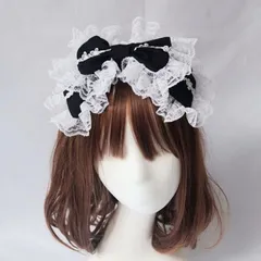 【人気商品】[HARGIO] カチューシャ レディース ヘアバンド ヘアアクセサリー ヘッドドレス リボン レース ブラック ホワイト レッド ブルー 黒 白 赤 水色 地雷系 量産型 姫 韓国 ロリータ ゴスロリ ガーリー ヘアアクセ かわいい おしゃれ 人