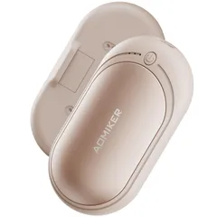 Aomiker 【2台同時充電に対応ケーブル付き】 充電式カイロ 分離式 2個セット : 長時間発熱 電気 かいろ 3秒急速発熱 3階段 温度調節 電子 懐炉 コンパクト 軽量 充電式 ホッカイロ usb-c 充電 3000mAh 繰り返し利用 長持 ...