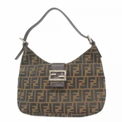フェンディ(Fendi) フェンディ ハンドバッグ ズッカ ナイロンキャンバス ブラウン レディース P2238035