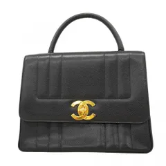 シャネル(Chanel) シャネル ハンドバッグ マドモアゼル キャビアスキン ブラック レディース P2224591