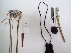 部品売り上物品     雛人形小道具　京八番親王用持ち物　ひな人形 花梨笏