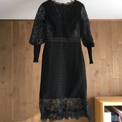 ユキトリイ 新品タグ付きワンピース ネイビー - メルカリ