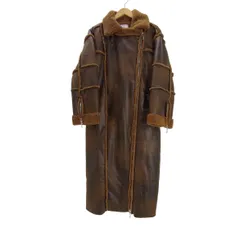 ジュエティ jouetie エコ ムートン ライダース ロング コート レディース JPN：M 