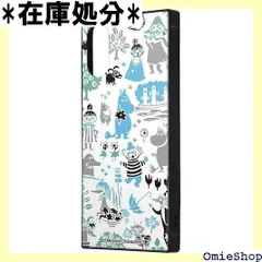 イングレム Xperia 10 VI用/ムーミン/ハイブリッドケース KAKU / パターン_2 IQ-AXP10M6K3TB/MT014 1905