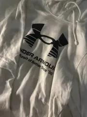 アンダーアーマー 白 フードTシャツ L