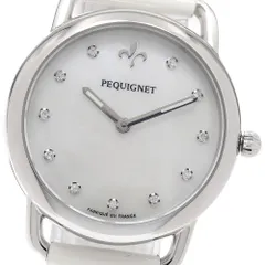 ペキネ Pequignet 8333503CD/GV モーレア エキウス 11Pダイヤ クォーツ レディース 良品 _941914のサムネイル