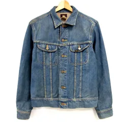 90s ヴィンテージ Lee リー 赤タグ復刻 101-J 0411 Gジャン デニムジャケット トラッカージャケット 日本製 メンズ L