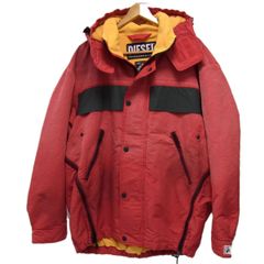 極美品】DIESEL J-BLINK-A JACKETナイロンジャケット赤 L - メルカリ