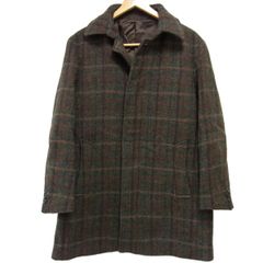 60s ハリスツイード トレンチコート conmatic ジップ - メルカリ