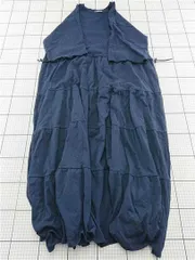 ◇ ⊂ クラシカルエルフ Classical Elf ティアードワンピース ネイビー XL レディース E  【1512190008463】