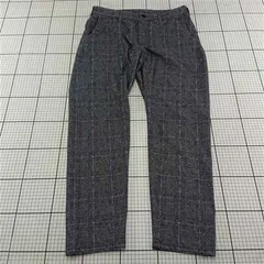 ◇ Θ ザショップティーケー THE SHOP TK チェック柄パンツ グレー系 Mサイズ メンズ E  【1512190007046】
