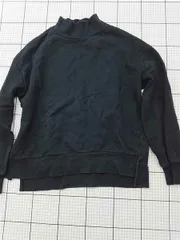 ◇ ⊇ グローバルワーク GLOBAL WORK ハイネック スウェット ブラック系 Lサイズ メンズ E  【1512190009408】