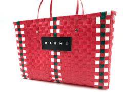 極美品 marni マルニ トートバッグ マーケット フラワーカフェ 0432 