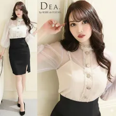 【DEA. by ROBE de FLEURS / ディアバイローブドフルール】ロングスリーブ×セットアップタイトミニドレス