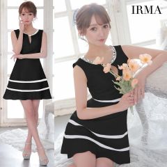 IRMA イルマ デコルテビジュー フレアミニキャバドレス シュガー sugar 