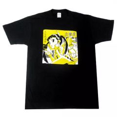未着用 松本零士『銀河鉄道999』メーテル Tシャツ 黒 綿100% Lサイズ