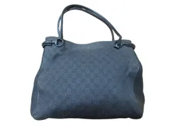 グッチ GUCCI トート バッグ 鞄 GG 柄 ホースビット キャンバス 黒 ブラック QQQ ☆AA★