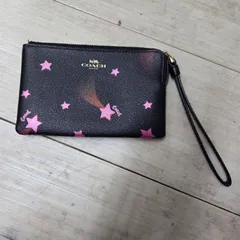 2 S01937  COACH コーチ  星柄リストレット ケースレザー アクセサリー