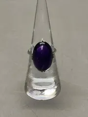 SN893 アメジスト リング SILVER？ 刻印あり アクセサリー アンティーク 12号 重さ 4.3g