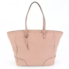 グッチ マイクロ グッチシマ ブリー 323671 レザー トート バッグ 肩掛け ショルダー ハンド ピンク A4 レディース REE DL14-1【中古】