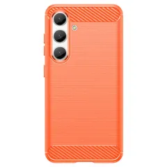 Galaxy S26 ケース SC-51G SCG36 カーボン調 薄型 耐衝撃 ソフト ケース 【Color】レッドのサムネイル