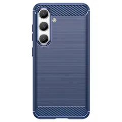 Galaxy S26 ケース SC-51G SCG36 カーボン調 薄型 耐衝撃 ソフト ケース 【Color】ネイビーのサムネイル