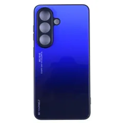 Galaxy S26 ケース SC-51G SCG36 グラデーション ハイブリット ケース 【Color】ブルー・ブラックのサムネイル