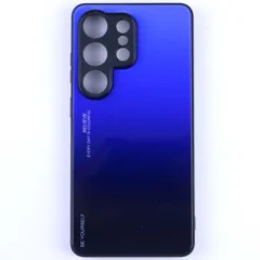 Galaxy S26 Ultra ケース SC-53G SCG37 グラデーション ハイブリット ケース 【Color】ブルー・ブラックのサムネイル