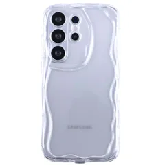 Galaxy S26 Ultra ケース SC-53G SCG37 耐衝撃 ウェーブ クリア ケース のサムネイル