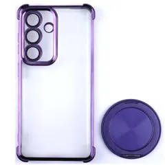 Galaxy S26 ケース SC-51G SCG36 スマホリング 付き 耐衝撃 薄型 ソフト ケース 【Color】パープルのサムネイル