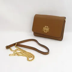 TORY BURCH / トリーバーチ ■ショルダー バッグ レザー ブラウン 財布 カード チェーン 【財布/サイフ/ウォレット/wallet/コイン】 ブランド