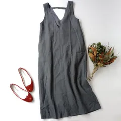 N. NATURAL BEAUTY BASIC Ｖネックジャンパースカート (108Y＋8416)26A