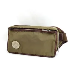 Orobianco / オロビアンコ ■ボディバッグ ナイロン レザー メタル ブラウン 【バッグ/バック/BAG/鞄/カバン】 ブランド【中古】 