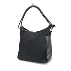 GUCCI / グッチ ■ハンドバッグ レザー ナイロン メタル ブラック セミショルダー 001.3766.200047 【バッグ/バック/BAG/鞄/カバン】 ブランド【中古】 