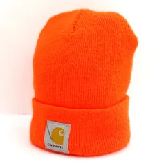 Carhartt / カーハート ◆ニット帽/ビーニー/ネオンレッド/フリーサイズ   メンズファッション