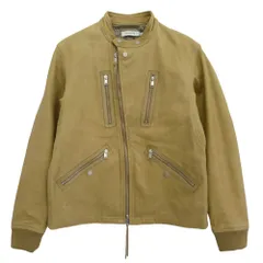 nonnative ノンネイティブ MN-J3610 RIDER BLOUSON COW LEATHER カウレザー ライダース ジャケット イエロー系 2【中古】のサムネイル