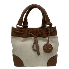 COLE HAAN(コールハーン) ショルダーバッグ - アイボリー×ブラウン レザー