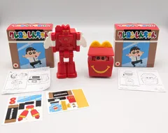 ハッピーセット　クレヨンしんちゃん　カンタムロボ　ひょっこりしんちゃん　フィギュア　2種セット