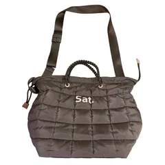 B095 Trideep（トライディープ）「weeklyキルティング2WAYバッグ」シリーズ「Sat.（土曜日） ナイロンバック 巾着型 トートバック ショルダーバック