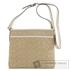 COACH コーチ F29960 シグネチャー ロングショルダー ショルダーバッグ キャンバス レザー レディース [中古]