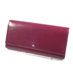 Vivienne Westwood / ヴィヴィアンウエストウッド ■SIMPLE TINY ORB 二つ折り長財布 レザー 紫 【財布/サイフ/ウォレット/wallet/コイン】 ブランド