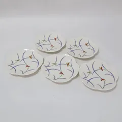 香蘭社 / コウランシャ ◆【和食器】香蘭社/蘭 梅花型小皿揃（5枚組） すまい 雑貨 有田焼 ギフト【中古】 