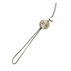 Christian Dior / クリスチャンディオール ■チャーム アクセサリーロゴ  ストラップ  缶 ブランド【中古】 