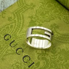 GUCCI ワイドロゴ サイズ19号 US9 AG925 リング シルバー - メルカリ